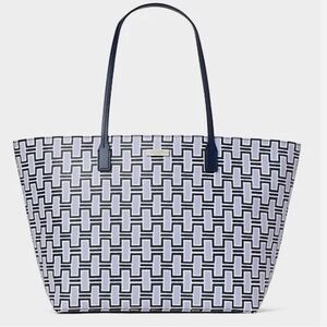 Kate Spade Shore Street Forest Geo Margaretta Zip Top Tote